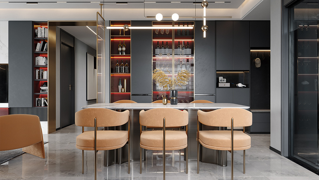 餐边柜别乱装！达家定制多功能餐边柜，收纳 + 颜值双在线